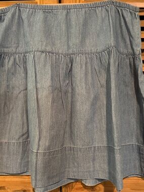 Old Navy Light Blue Denim Mini Skirt